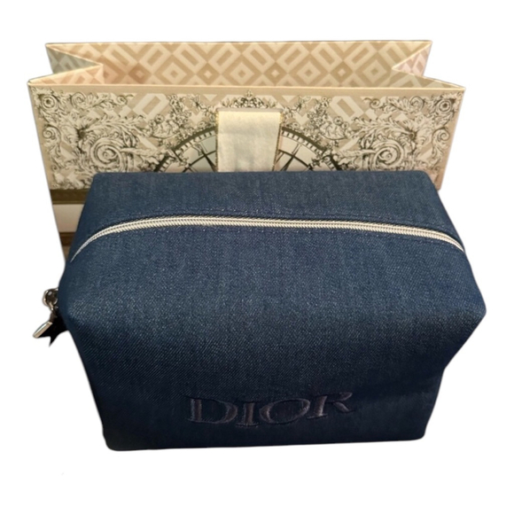 Dior Denim Beauty Bundle Cosmetic Bag & Make-up OS - Picture 4 of 8